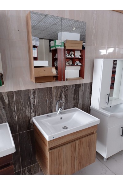 BANYO DOLAP ASMA BERLİN MEŞE KARE 65 CM 